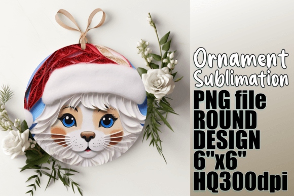 Merry 3D Xmas Circle Collection: Festive Sublimation Designs